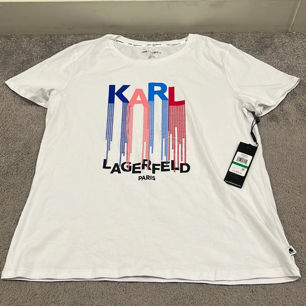 Karl Lagerfeld Paint Drip Tee